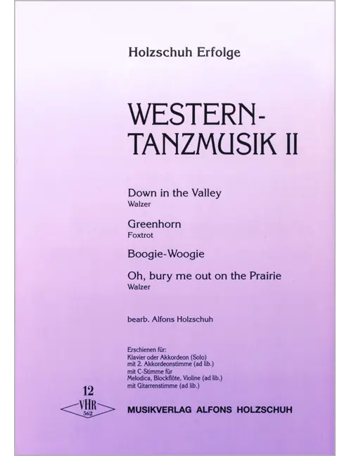 Holzschuh Erfolge, Band 12